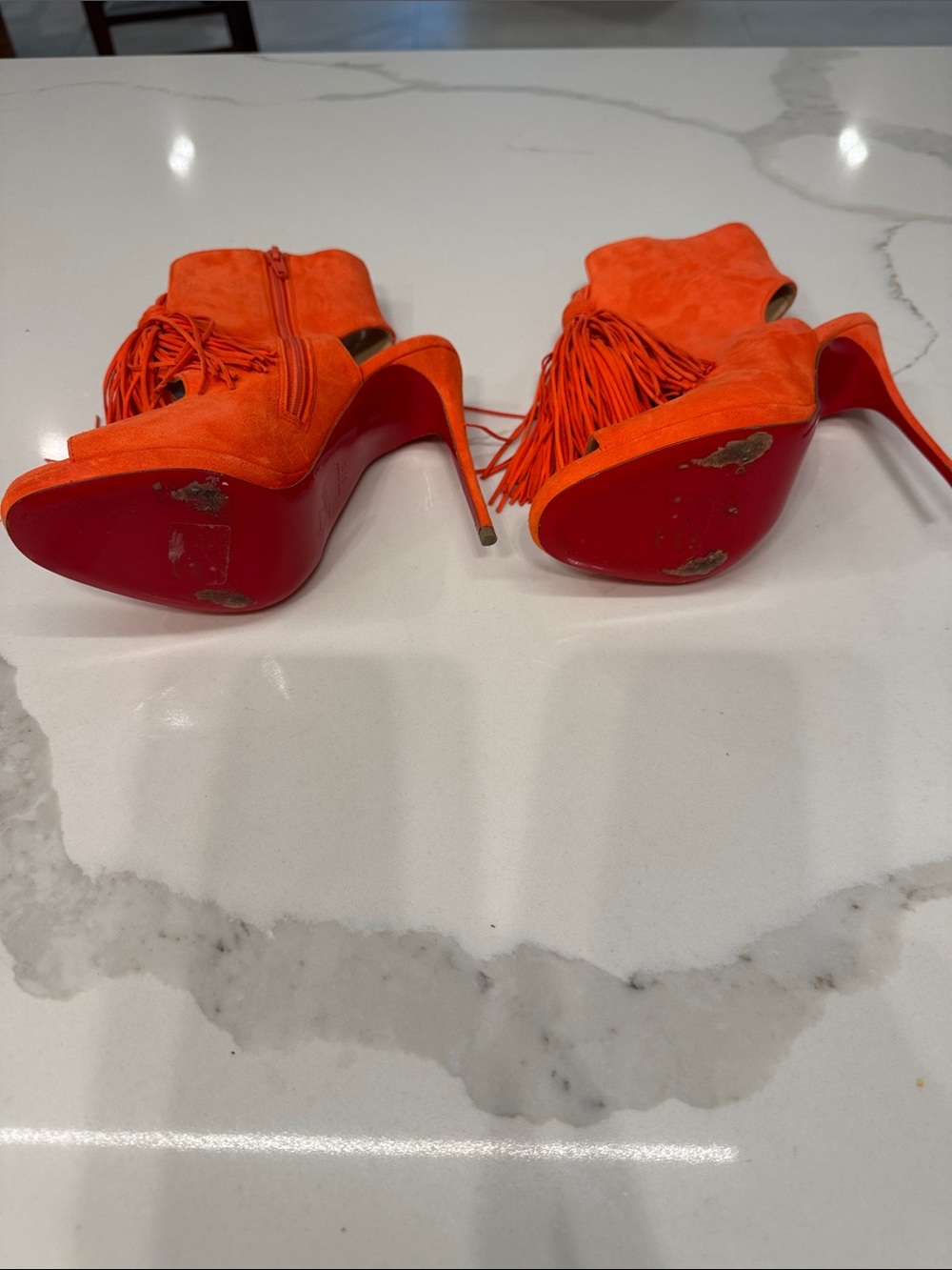 Christian Louboutin Ottoka Fringe Booties - Picture 2 of 3